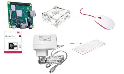 Photo of Raspberry Pi 3 Model A 512Mb RAM - Starter Kit Noobs Mouse & Keyboard