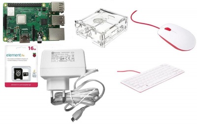Photo of Raspberry Pi 3 B Starter Kit 1Gb Ram micro-SD Card Case