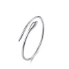 Silver Designer Snake Bangle Photo