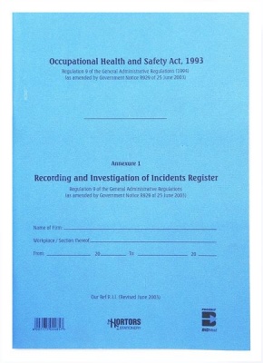 Photo of HORTORS -Recording & Investigation of Incidents Register
