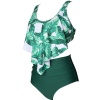 Iconix Mom Green Leaf Tone Two-piece Bikini Photo