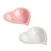 Ceramic Serving Plate Heart Shape 19cm - Set of 2 Photo