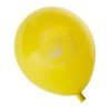 24 x Balloons Helium Yellow Printed Photo