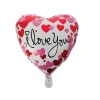 3 x Balloons Helium Foil I Love You White Photo