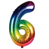 Balloon Helium Foil Rainbow 6 Photo