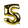 Balloon Helium Foil Gold 5 Photo