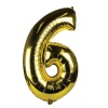 Balloon Helium Foil Gold 6 Photo