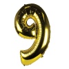 Balloon Helium Foil Gold 9 Photo