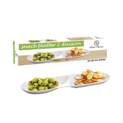 Photo of Home Classix Snack Platter 2-division - 38x9.8x2.8cm