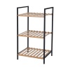 Eco Bathroom Rack With 3 Bamboo Shelves Photo