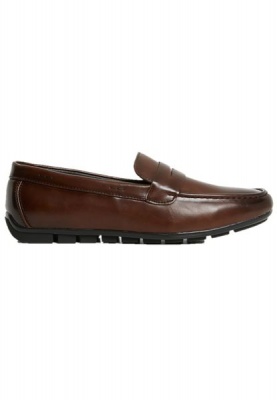 Photo of Penny Loafer Slip on Shoes - Brown