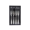 St. James Cutlery Kensington 4 Piece Steak Forks in Gift Box Photo
