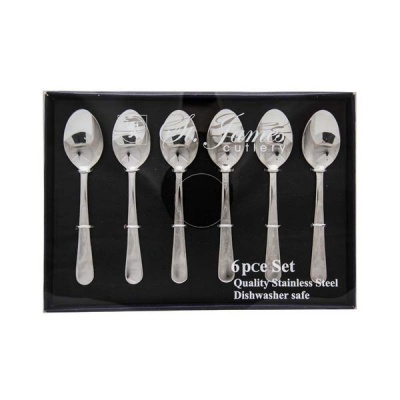 Photo of St. James Cutlery Oxford 6 Piece Tea Spoons in Gift Box