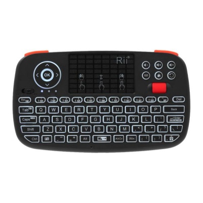 Photo of Rii Wireless Qwerty Backlit Gamepad Touchpad|Keyboard|Scroll Wheel Black