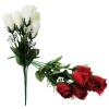 Bulk Pack x 2 Artificial Flower Rose 6 Heads per Bunch Photo
