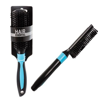Photo of Bulk Pack x 2 Hair Brush Black/blue Styling