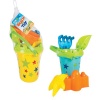 Bulk Pack x 2 Beach Set Plastic 6 Pieces Per Bucket Photo