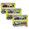 Bulk Pack x 3 Die Cast Farm Tractor Set 4 Pieces Per Pack 16 cm Photo