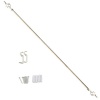 HEARTDECO Elegant Twisted Cage Finial Expandable Curtain Rod 1.6m-3m Photo