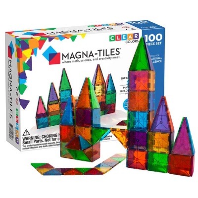 Photo of Magna-Tiles Translucent Colours Set: 100 Pieces
