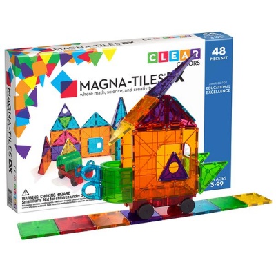 Magna Tiles Translucent Colours DX Set 48 Pieces