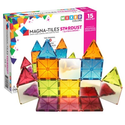 Photo of Magna Tiles Magna-Tiles Stardust Set: 15 Pieces