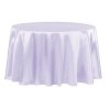 Satin Round Tablecloth 3.4m - Lavender Photo