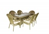 JOST Outdoor Square Table With 6 Chairs Photo