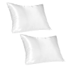 White Satin Pillow Slip - Standard Photo
