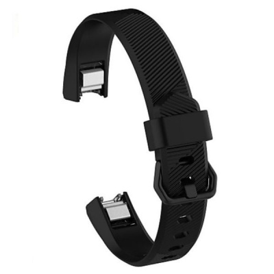 Photo of Black Large Silicone Band For Fitbit Alta