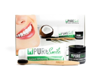 Photo of PURE SMILE 100% Natural Teeth Whitening Value Pack - 3 Items