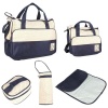 5" 1 Multi - Functional Baby Diaper Handbag Set-Dark Blue Photo
