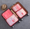 Olive Tree - 6 Piece Travel Luggage Organizer Set - Peach Photo