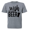 Wish You Were Beer - Adults - T-Shirt Photo