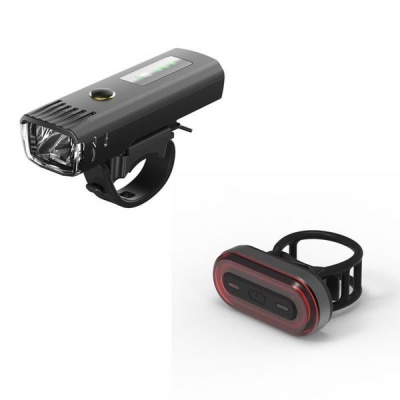 Photo of Ultra Bright rechargeable LED front and Rear Light COMBO