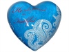 Heart Paperweight Blue 7.5 x 7 x 1.9 Photo