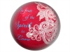 Domed Glass Paperweight Pink 7.7 x 7.7 x 3.6 Photo