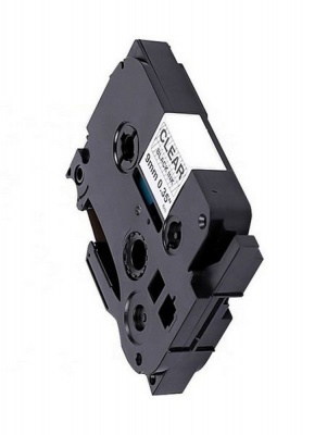 Photo of Brother TZ 121 Label Tape Laminated Blk/Clr - Compatible