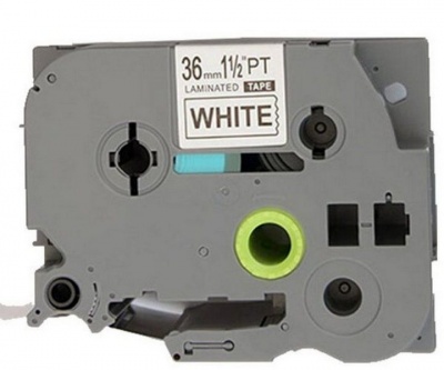 Photo of Brother TZ 261 Label Tape Laminated Blk/Wht - Compatible