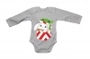 Christmas Bunny Gift - LS - Baby Grow Photo