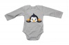 Happy Penguin - LS - Baby Grow Photo