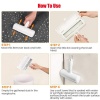 Heartdeco Pet Dog Cat Hair Remover Lint Roller Fur Removal Reusable Brush Photo