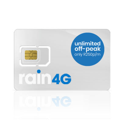 Photo of rain 4G - Unlimited off-peak data only R250 p/m Cellphone