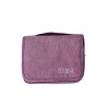Olive Tree - Hanging Travel Toiletry Bag / Cosmetic organizer - Purple Photo