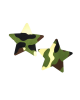 SunBird Swimwear - Yes Sir! Army Green Star Polyester Pastie Photo