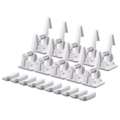 Photo of Gizmo Child Safety Latches Lock for Cupboards & Cabinets - 10 Pack