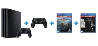 Photo of Playstation 4 PRO Console Extra Dualshock 4 Controller 2 Games