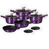 Berlinger Haus 10 Piece Marble Coating Cookware Set - Royal Purple Edition Photo