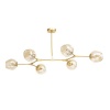 The Lighting Warehouse - Pendant Molly 6 Light Satin Brass Photo