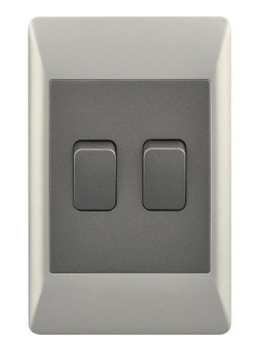 Photo of Bright Star Lighting 2 Lever 1 Way Light Switch for 2 X 4 Electrical Box